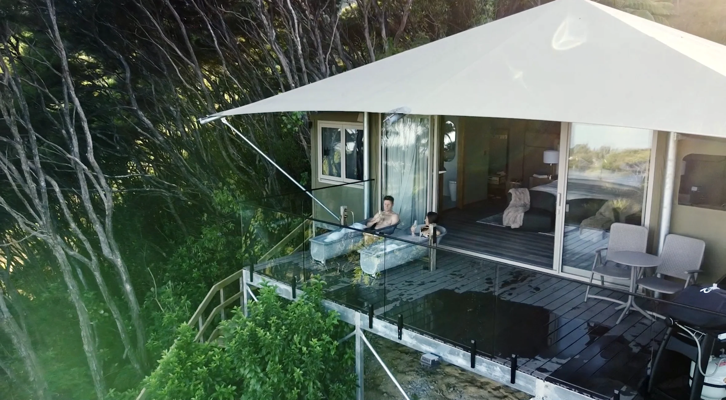 Drift Off Grid - Luxury glamping tents in Golden Bay – comfort, relaxation, and stunning views